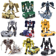 Load image into Gallery viewer, Kids Toys Boys Transformation Robot car rocket Mini Pocket toy 7style Classic Model car for  Children Gifts